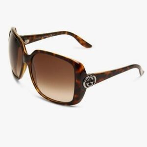 Gucci Women's GUCCI 3166/S GG 3166/S CC Rectangular Sunglasses with hard case